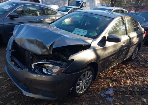 2019 Nissan Sentra S z USA, uszkodzony, nr VIN 3N1AB7AP1KY444597